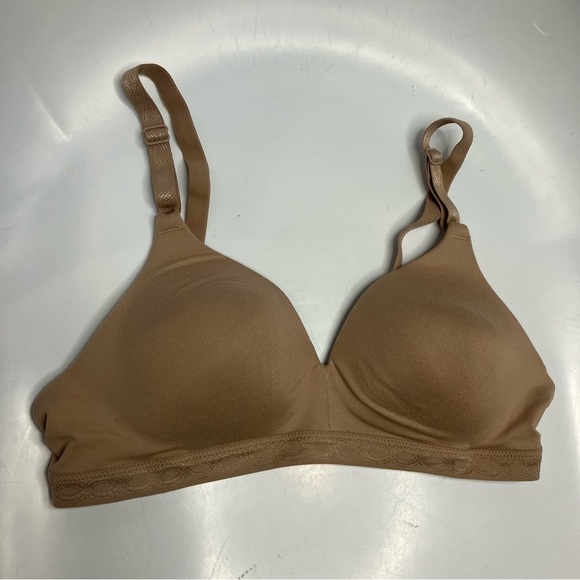 Warners tan soft bra wire free lightly lined size 34A - Picture 1 of 4